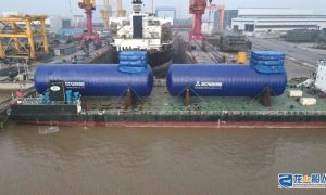 華滋能源交付液化天然氣燃料罐、二氧化碳液貨罐共8臺船用液罐