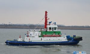 鎮(zhèn)江船廠交付3236kW油電混合動(dòng)力拖輪